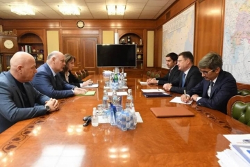ASLAN BZHANIA AND ALEXANDER NOVAK DISCUSSED TOPICAL ISSUES OF ABKHAZ-RUSSIAN COOPERATION