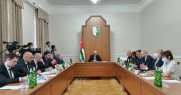 On the main topics discussed at the meeting chaired by President Aslan Bzhaniya