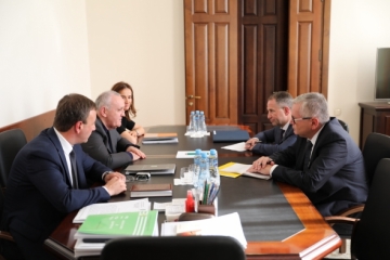 Ankvab and Babich discussed issues of Russian-Abkhazian socio-economic cooperation