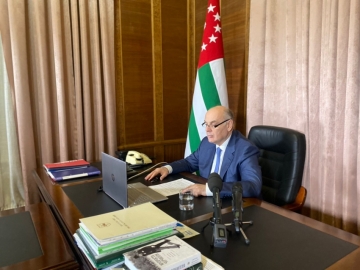 ASLAN BZHANIA: ABKHAZIA IS OPEN FOR MUTUALLY BENEFICIAL COOPERATION WITH ALL STATES WHICH RESPECT ITS POSITION