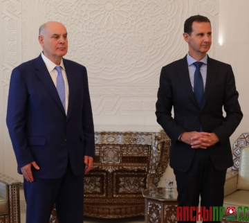 ASLAN BZHANIA CONGRATULATED BASHAR ASSAD ON VICTORY IN PRESIDENT&#039;S ELECTION OF THE SYRIAN ARAB REPUBLIC